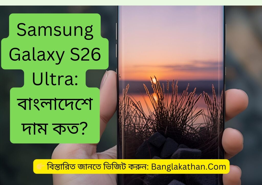 Samsung Galaxy S26 Ultra বাংলাদেশে দাম কত
