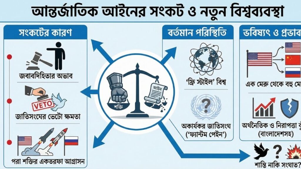 আন্তর্জাতিক আইনের সংকট কী এবং কেন এটি এখন আলোচনায়