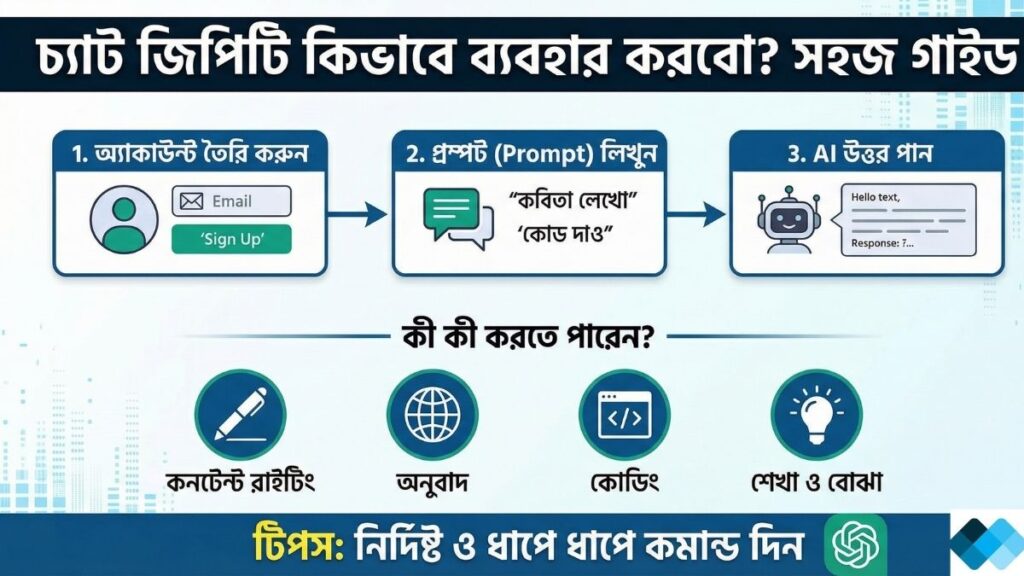চ্যাট জিপিটি কিভাবে ব্যবহার করবো