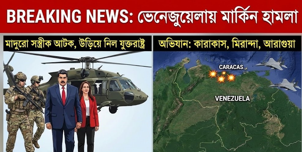 ভেনেজুয়েলায় মার্কিন হামলা