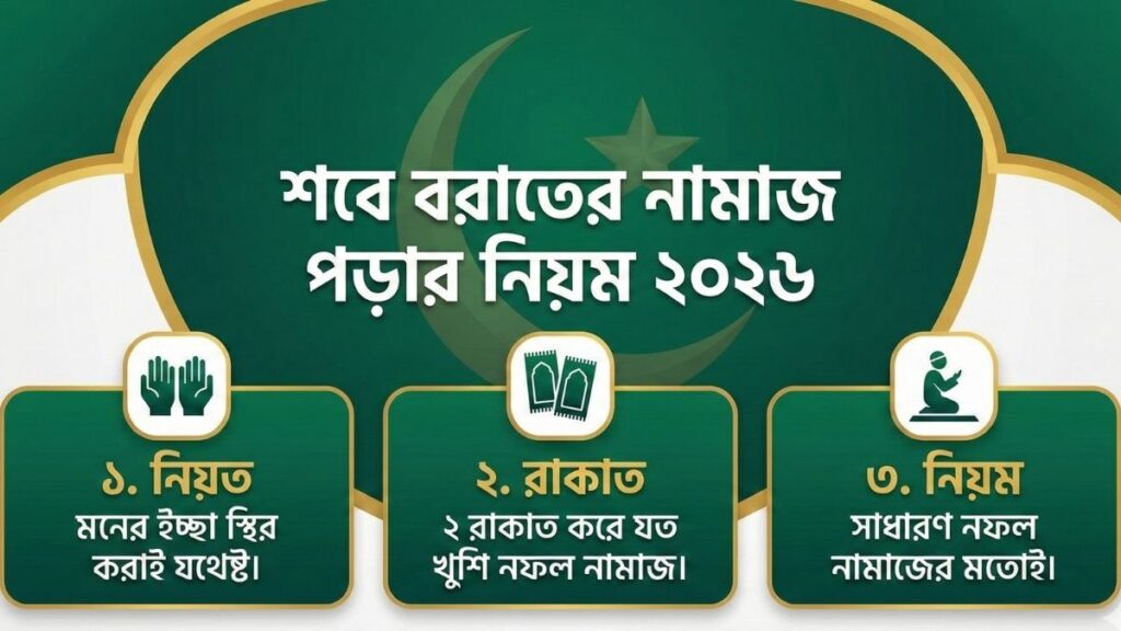 শবে বরাতের নামাজ কিভাবে পড়তে হয়