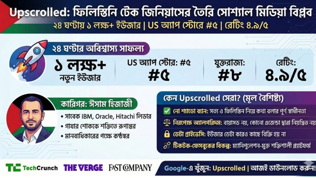 Upscrolled অ্যাপ কী কেন বিশ্বজুড়ে ভাইরাল