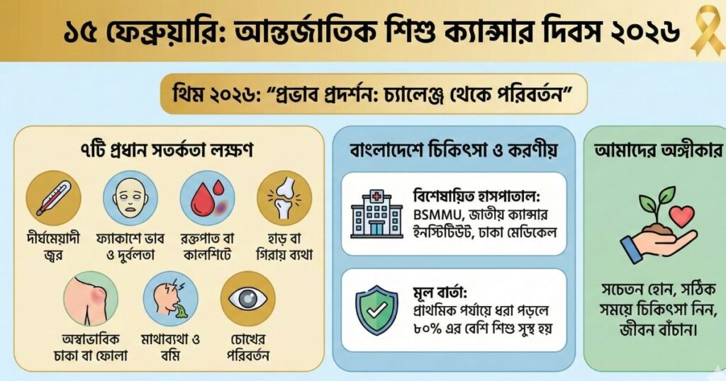 আন্তর্জাতিক শিশু ক্যান্সার দিবস ২০২৬