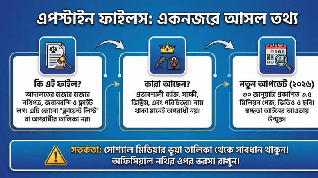 এপস্টাইন ফাইলস (Epstein Files) কি