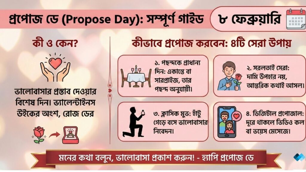 প্রপোজ ডে ২০২৬ কবে, কীভাবে মনের কথা বলবেন