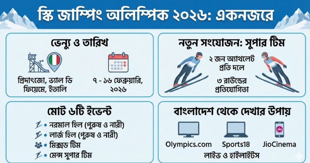 স্কি জাম্পিং অলিম্পিক ২০২৬