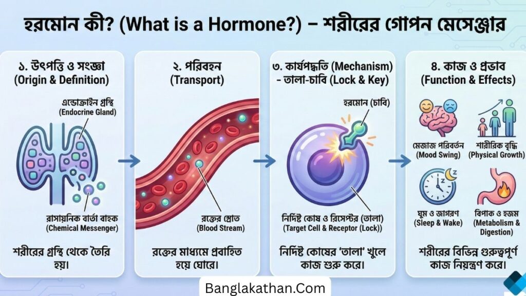 হরমোন কী হরমোন কীভাবে কাজ করে