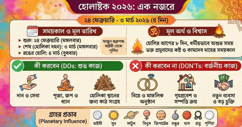 হোলাষ্টক ২০২৬