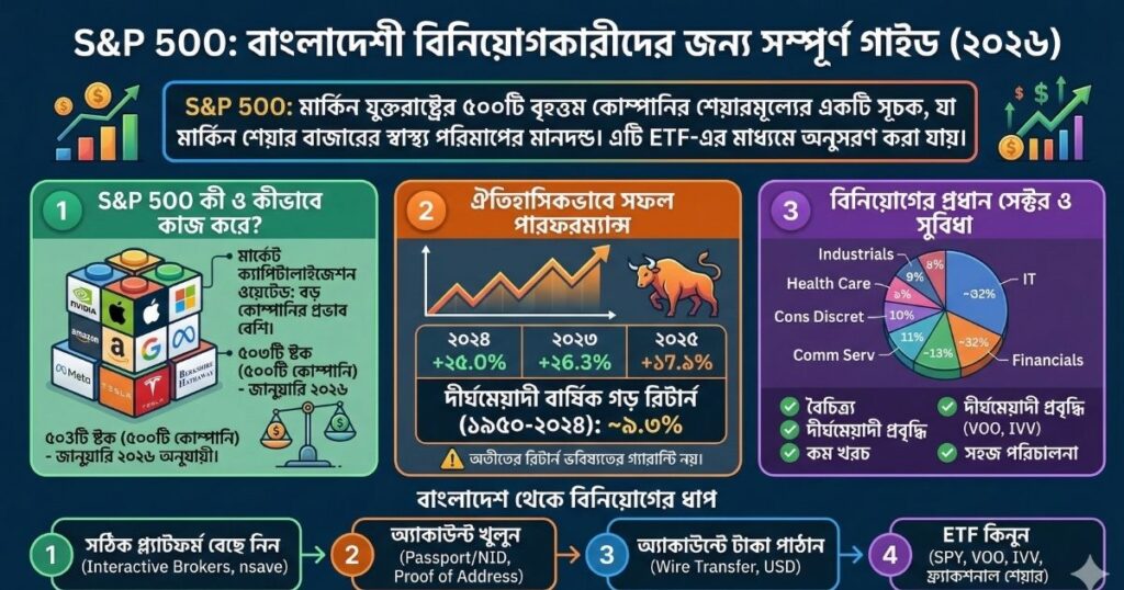 S&P 500 কী এবং এটি কীভাবে কাজ করে