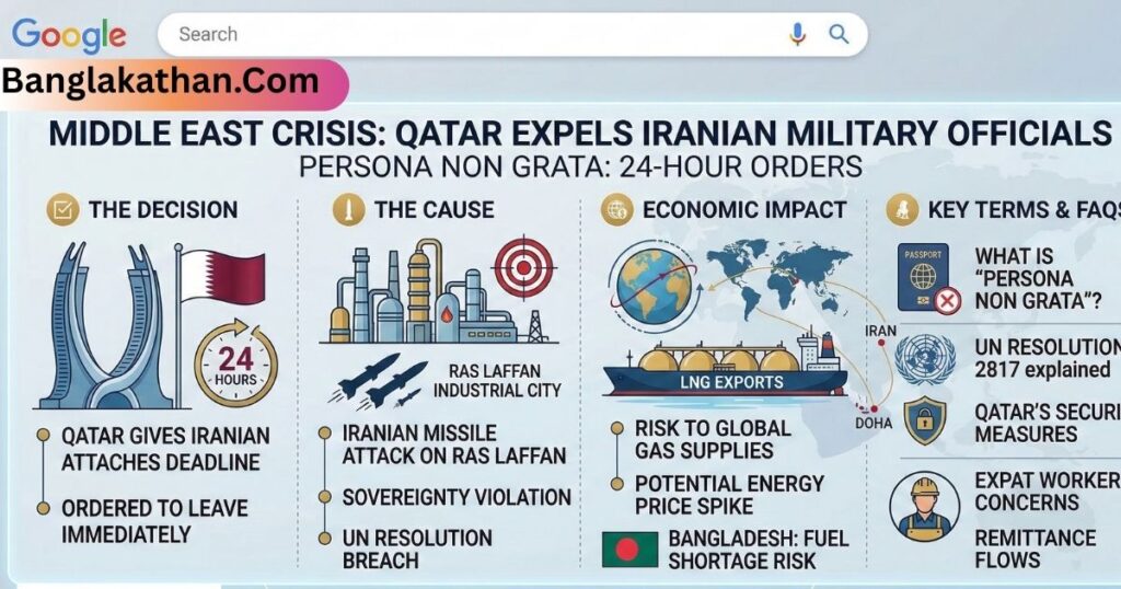 কাতার কেন ইরানি সামরিক ও নিরাপত্তা কর্মকর্তাদের ২৪ ঘণ্টার মধ্যে বহিষ্কার করল