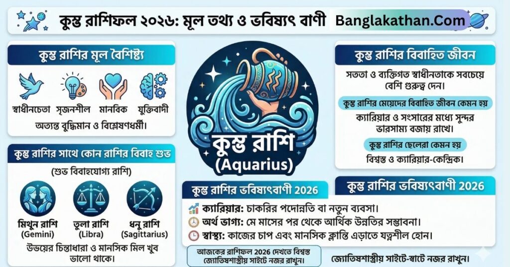 কুম্ভ রাশির রাশিফল ২০২৬