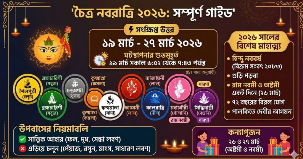 চৈত্র নবরাত্রি ২০২৬