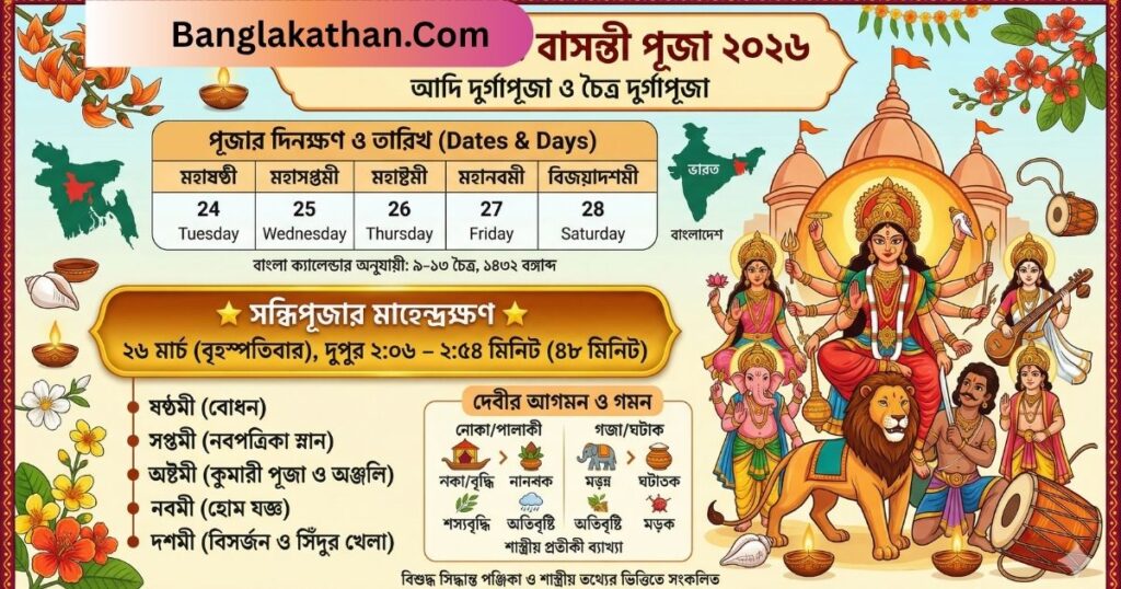 বাসন্তী পূজা ২০২৬