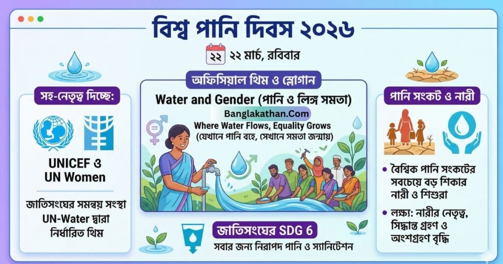বিশ্ব পানি দিবস ২০২৬