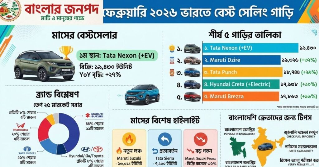 ভারতের সেরা ২৫টি বিক্রিত গাড়ি