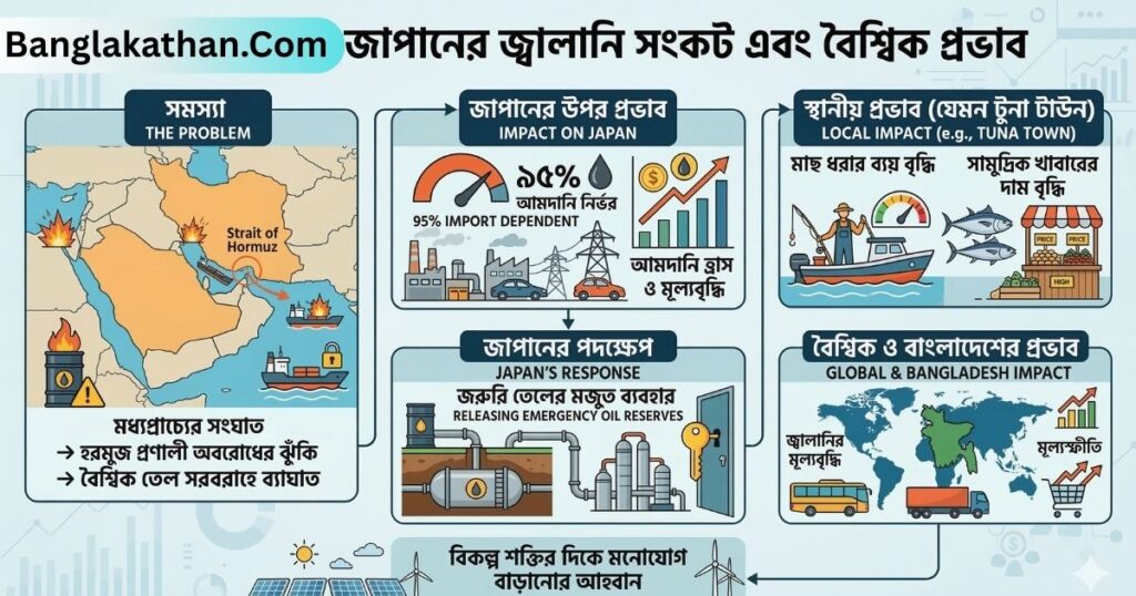 মধ্যপ্রাচ্যের সংঘাত এবং জাপানের জ্বালানি সংকট