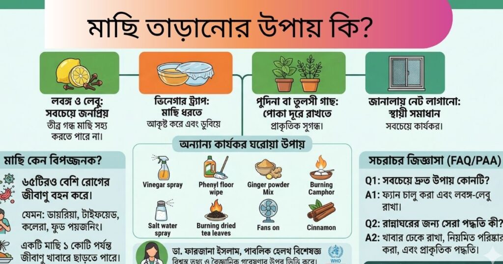 মাছি তাড়ানোর উপায় কি