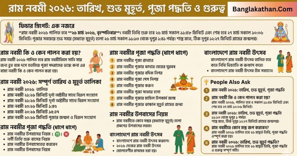 রাম নবমী ২০২৬ কবে
