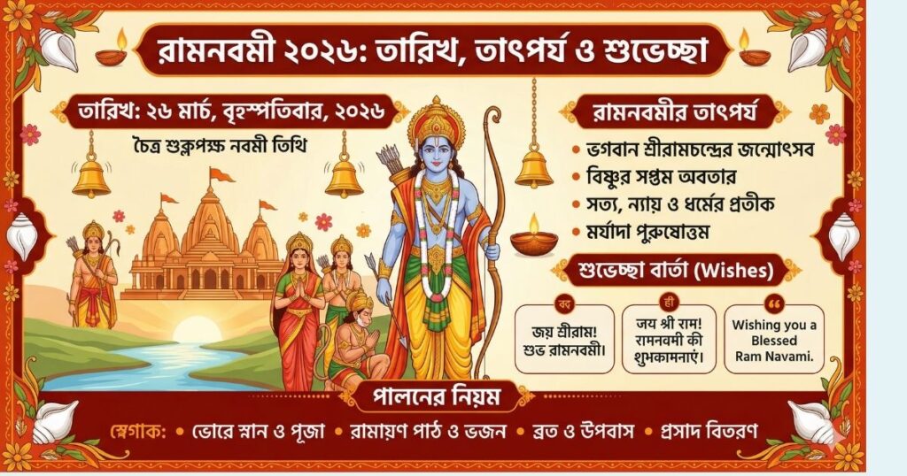 রামনবমীর শুভেচ্ছা বার্তা ২০২৬