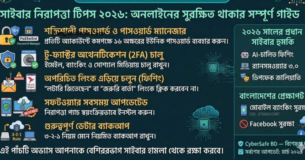 সাইবার নিরাপত্তা টিপস ২০২৬