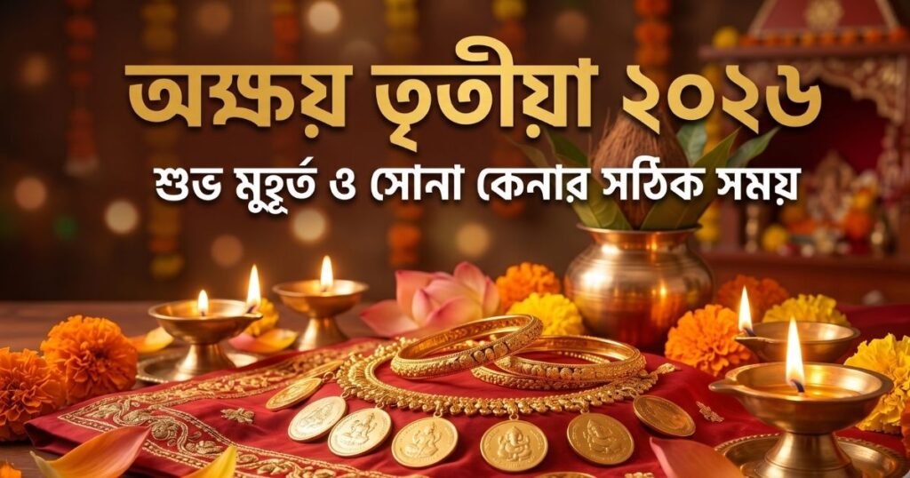 অক্ষয় তৃতীয়া ২০২৬ কবে তারিখ, শুভ মুহূর্ত ও সোনা কেনার সঠিক সময়