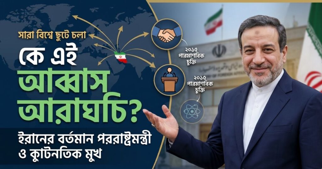 ইরানের পররাষ্ট্রমন্ত্রী আব্বাস আরাঘচি