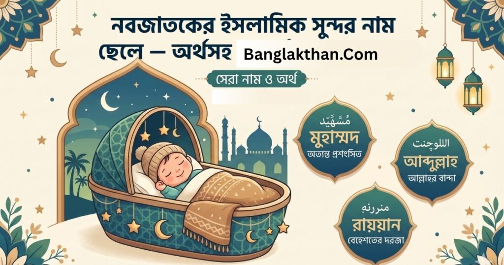 নবজাতকের ইসলামিক সুন্দর নাম ছেলে