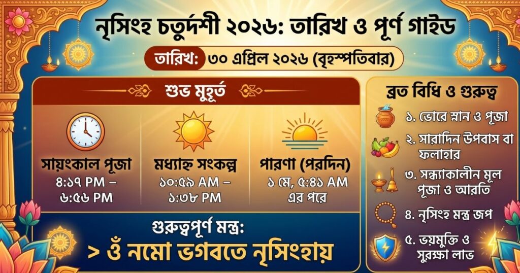 নৃসিংহ চতুর্দশী ২০২৬