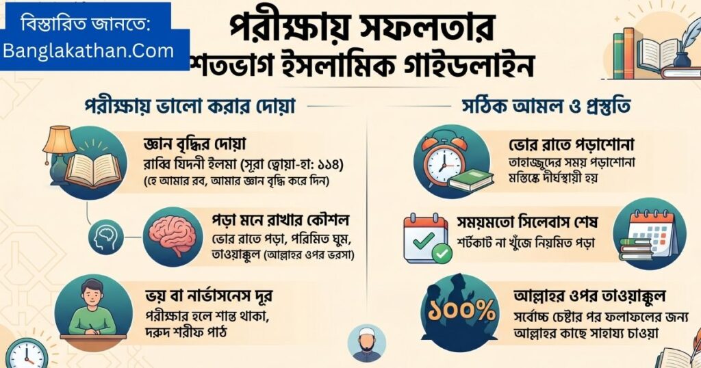 পরীক্ষায় ভালো করার দোয়া ও সঠিক আমল