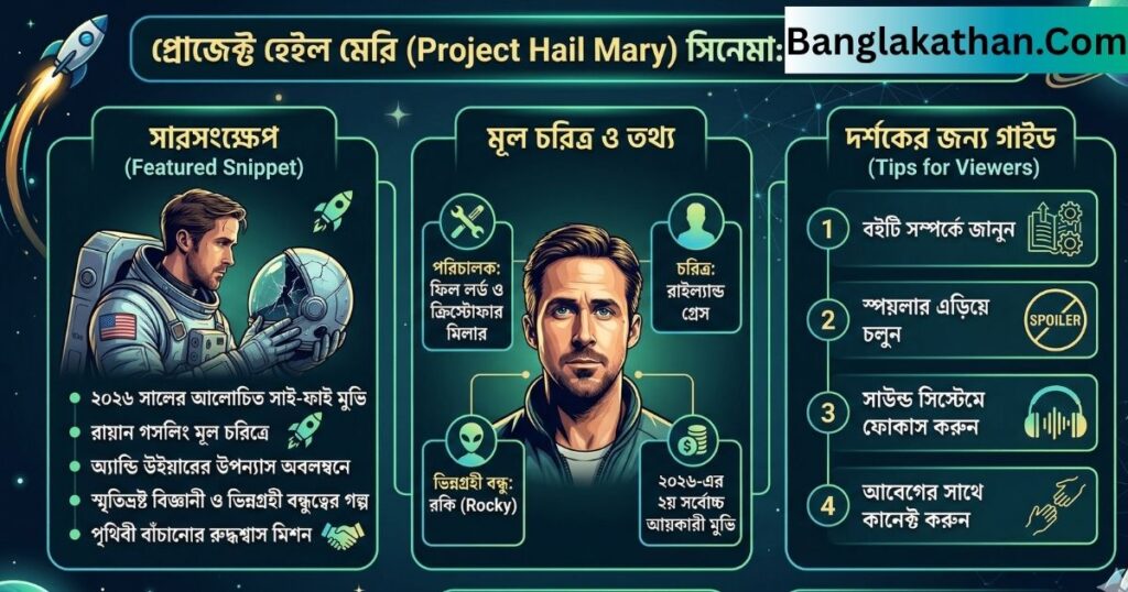প্রজেক্ট হেইল মেরি (Project Hail Mary) সিনেমাটি নিয়ে এত আলোচনা