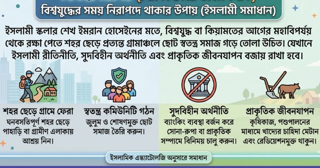 বিশ্বযুদ্ধের সময় নিরাপদে থাকার উপায়