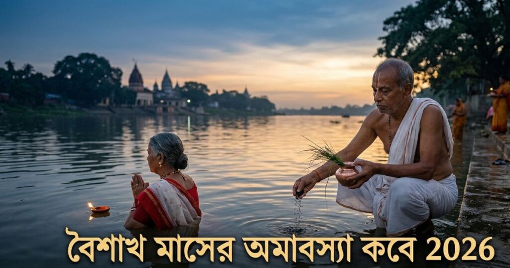 বৈশাখ মাসের অমাবস্যা কবে 2026