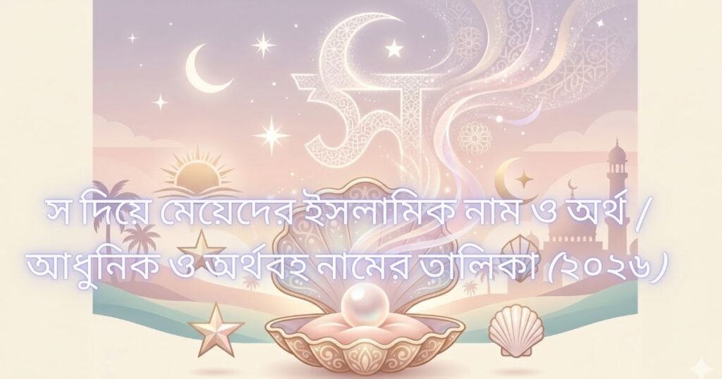 স দিয়ে মেয়েদের ইসলামিক নাম ও অর্থ