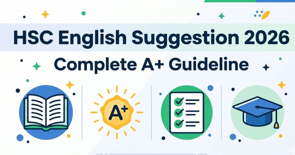 HSC English Suggestion 2026 । A+ পাওয়ার উপায়