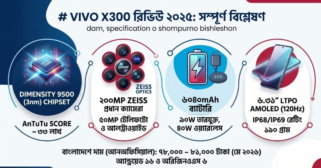 Vivo X300 রিভিউ ২০২৬