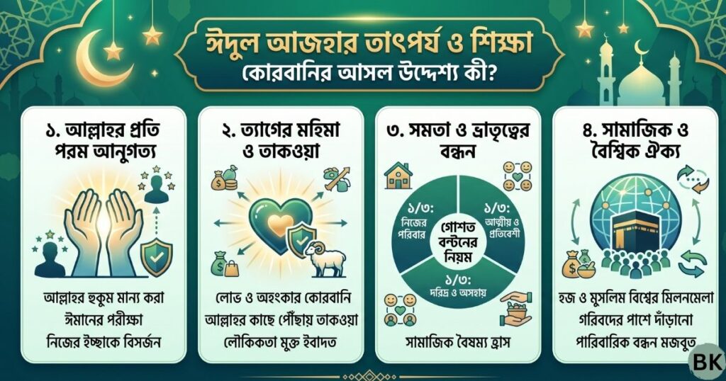 ঈদুল আজহার তাৎপর্য ও শিক্ষা