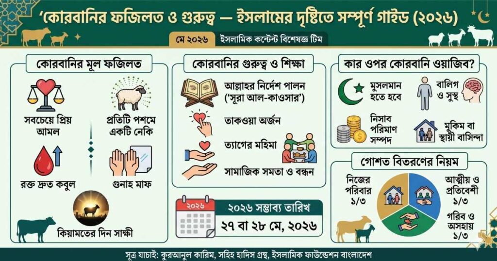 কোরবানির ফজিলত ও গুরুত্ব