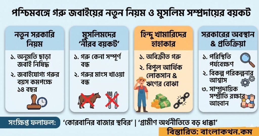 পশ্চিমবঙ্গে মুসলিমদের গরু বয়কট