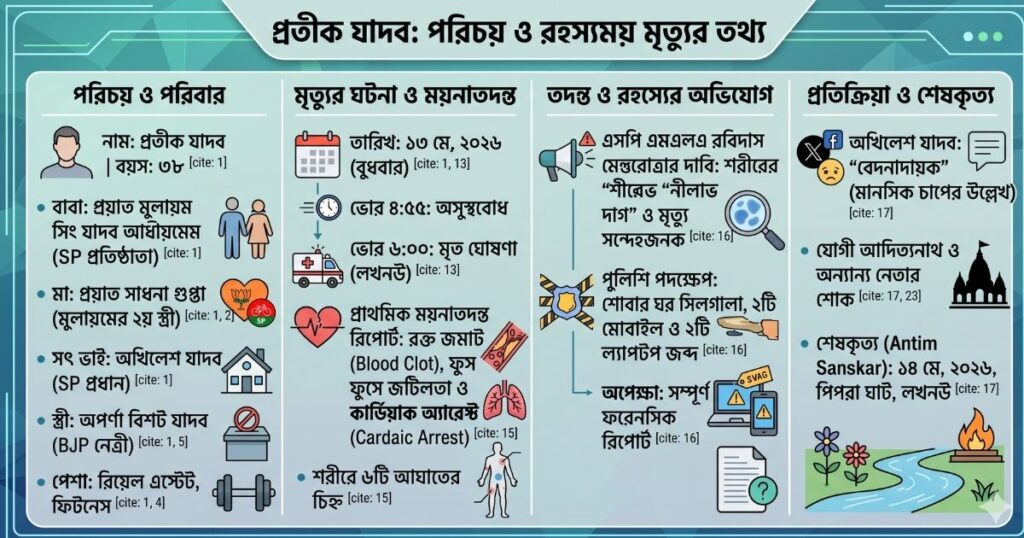 প্রতীক যাদব মুলায়ম সিং যাদবের ছেলে (পরিচয়, জীবন ও মৃত্যু)