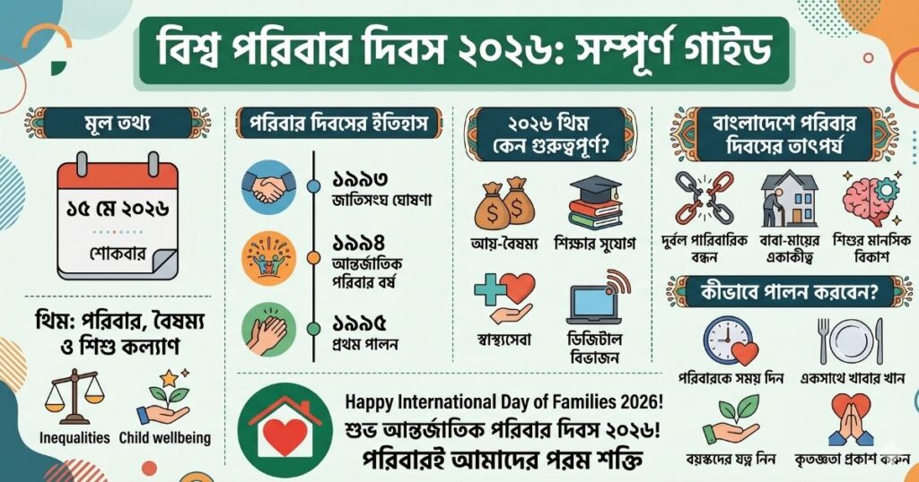 বিশ্ব পরিবার দিবস ২০২৬