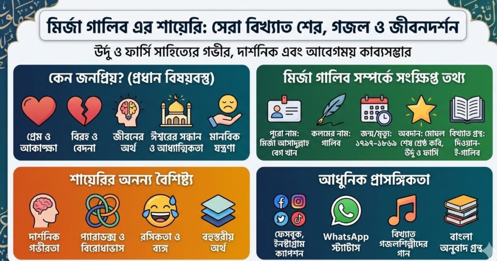 মির্জা গালিব এর শায়েরি
