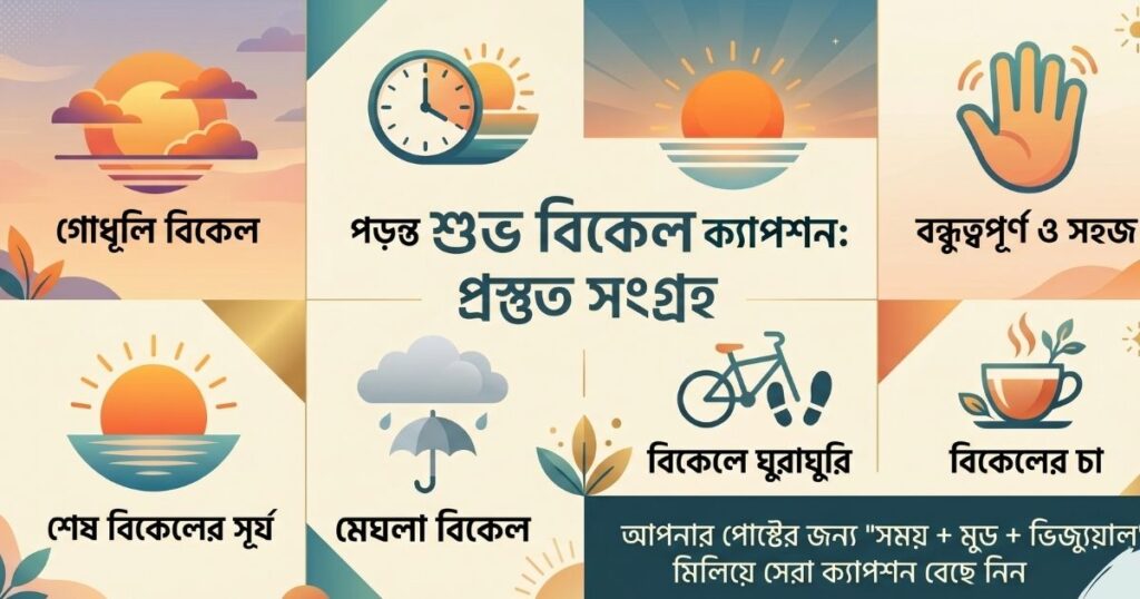 শুভ বিকেল ক্যাপশন ২০২৬