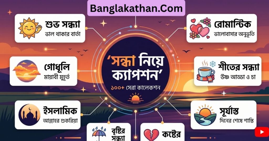 সন্ধ্যা নিয়ে ক্যাপশন