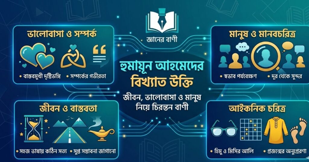 হুমায়ূন আহমেদের বিখ্যাত উক্তি