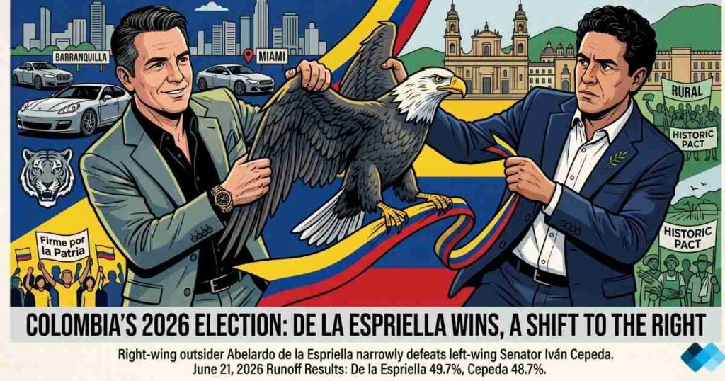 Colombia Presidential Election 2026 Abelardo de la Espriella Wins in Historic Upset
