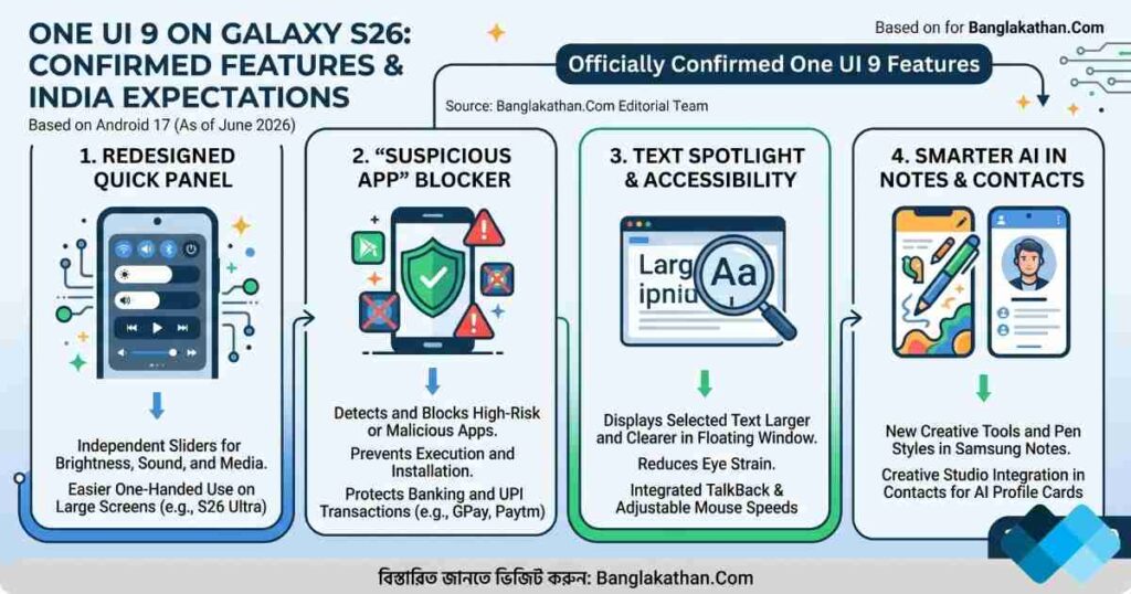 One UI 9 on Galaxy S26
