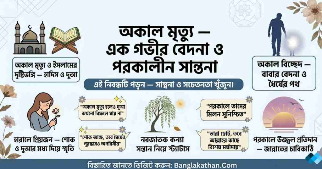 অকাল মৃত্যু নিয়ে স্ট্যাটাস