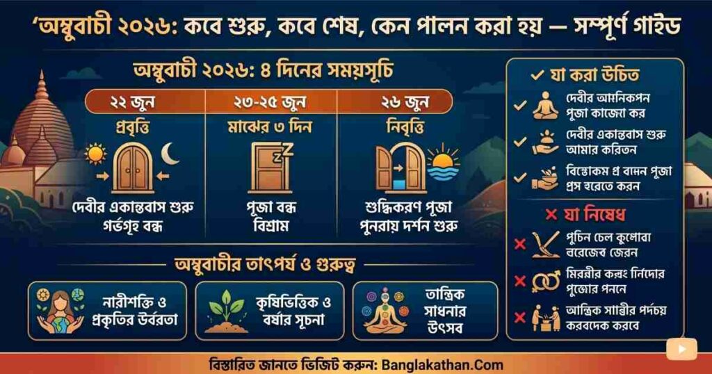 অম্বুবাচী ২০২৬