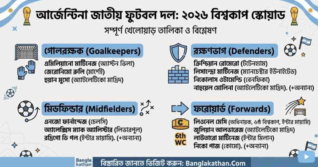 আর্জেন্টিনা জাতীয় ফুটবল দল খেলোয়াড়
