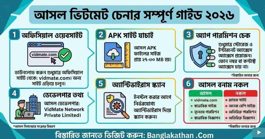 আসল ভিটমেট কিভাবে চিনব